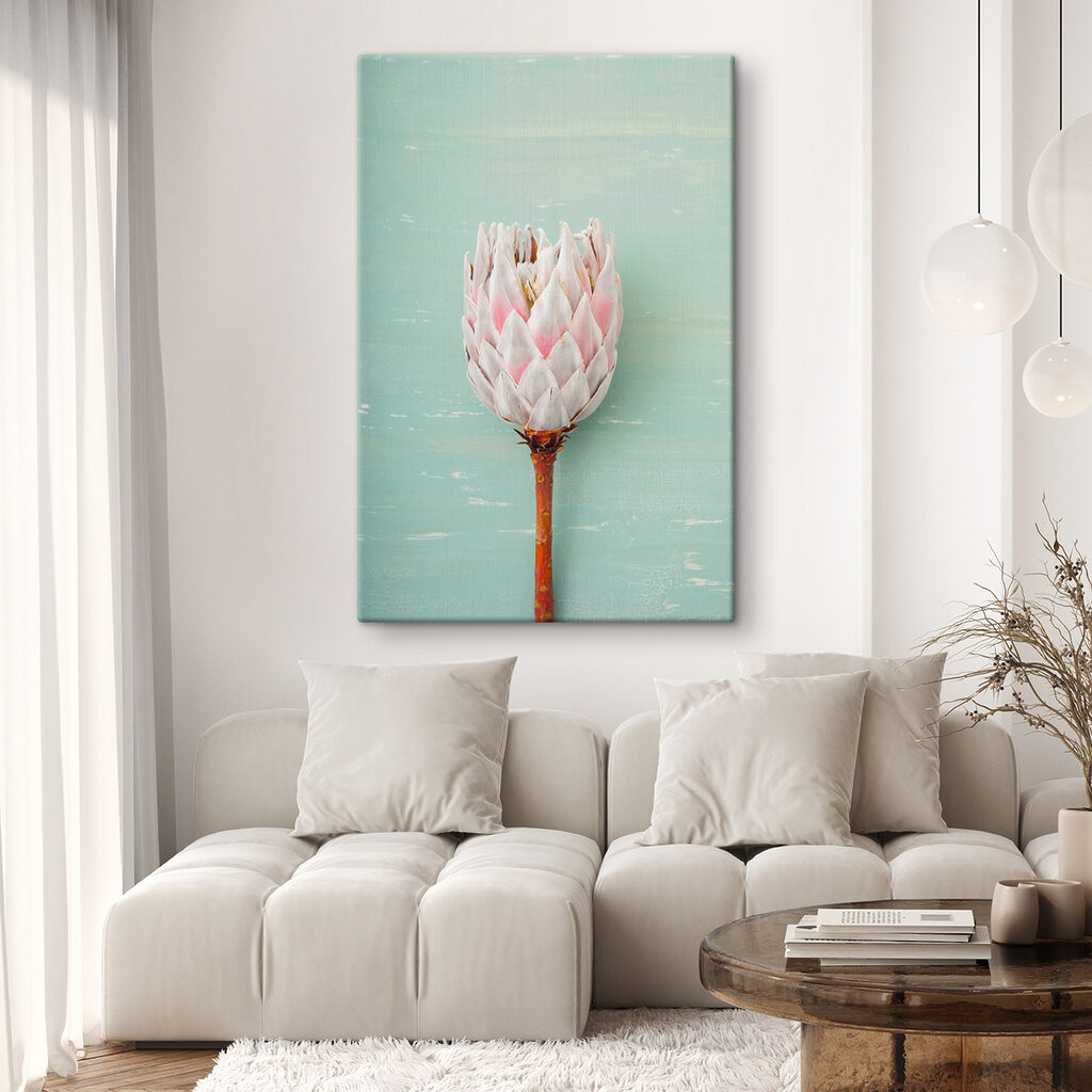 A flower on a stick A flower on a stick