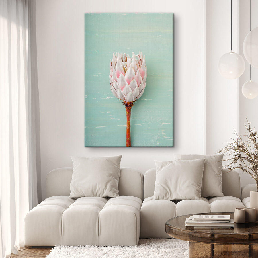 Une fleur sur un bâton