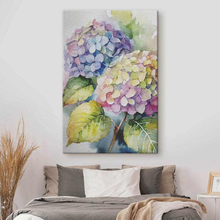 Une aquarelle de fleurs