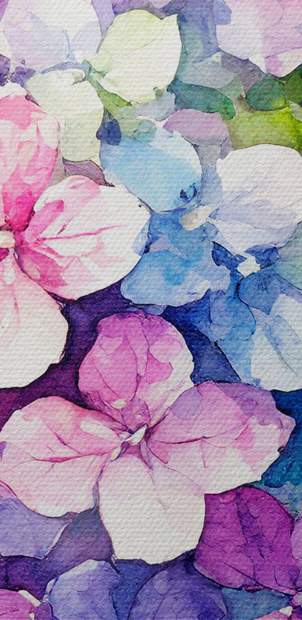 Une aquarelle d'une fleur Une aquarelle d'une fleur