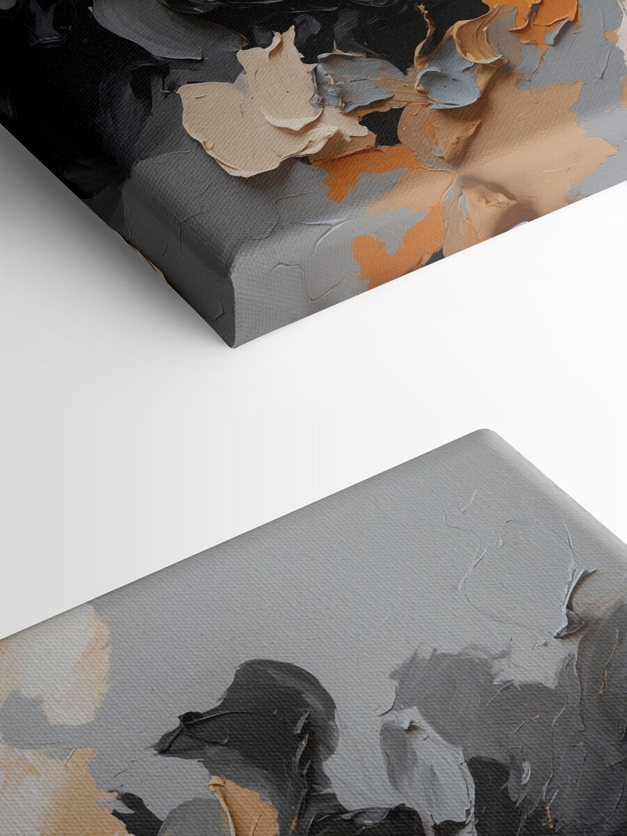 Gros plan sur une peinture Gros plan sur une peinture