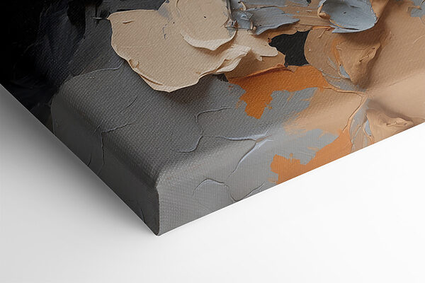 Gros plan sur une peinture Gros plan sur une peinture