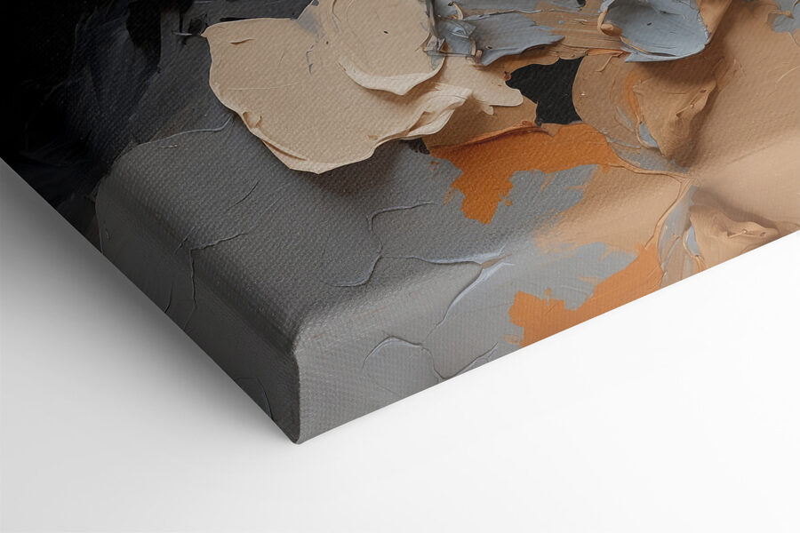 Gros plan sur une peinture Gros plan sur une peinture