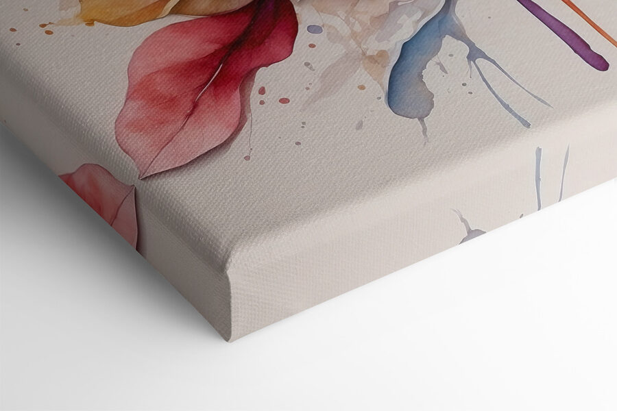 Peinture d'une fleur