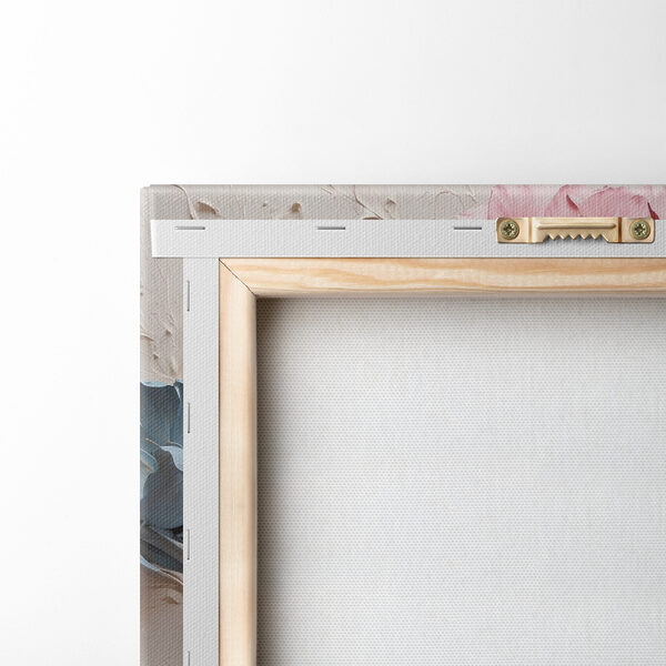 Une peinture de fleurs sur une surface blanche Une peinture de fleurs sur une surface blanche
