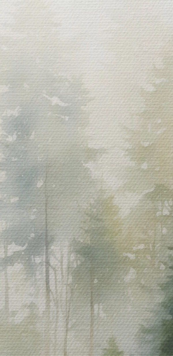 Une aquarelle d'une forêt Une aquarelle d'une forêt