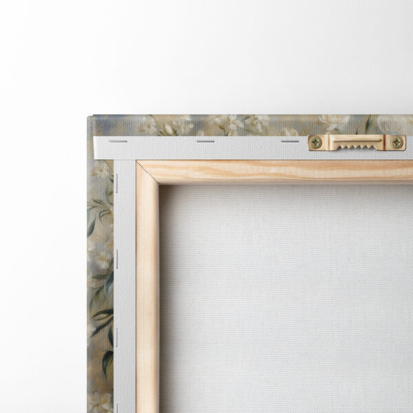Peinture de fleurs blanches dans des vases Peinture de fleurs blanches dans des vases