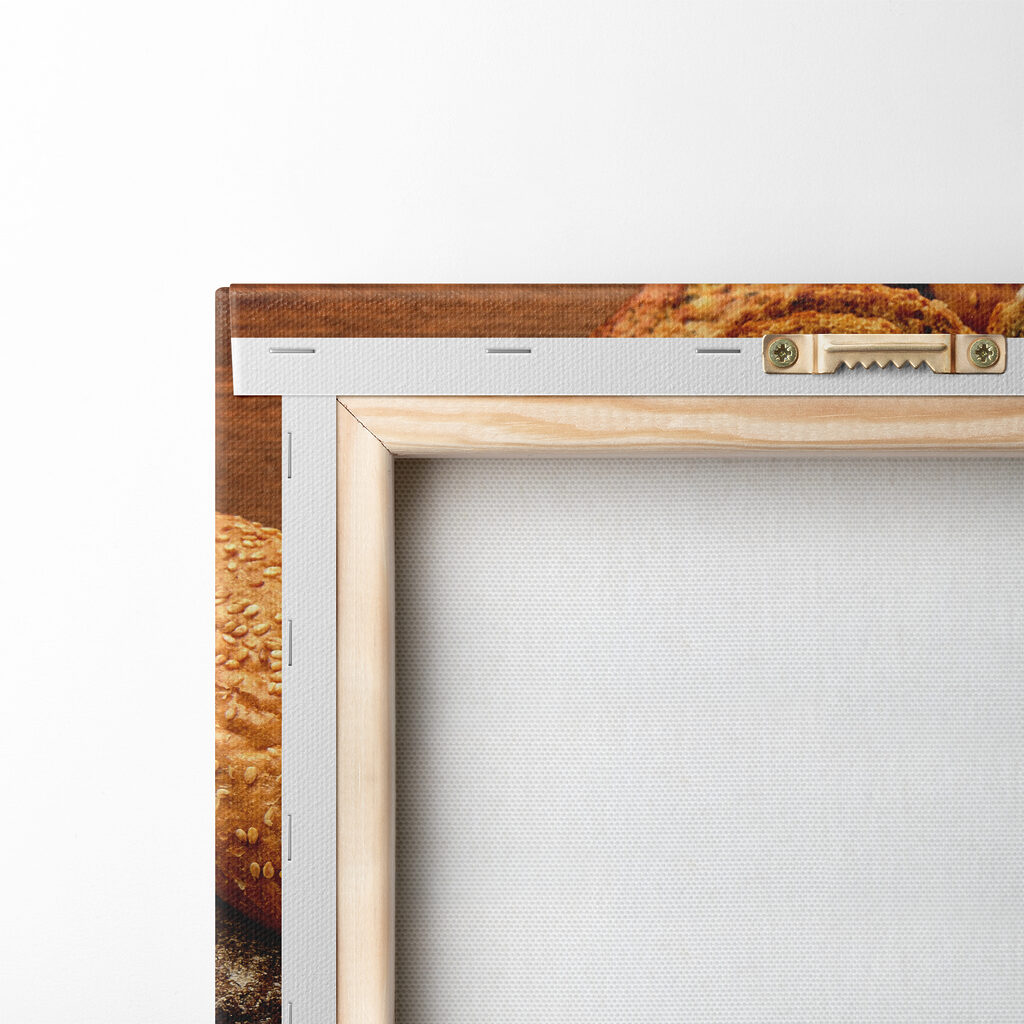 A group of bread on a cutting board