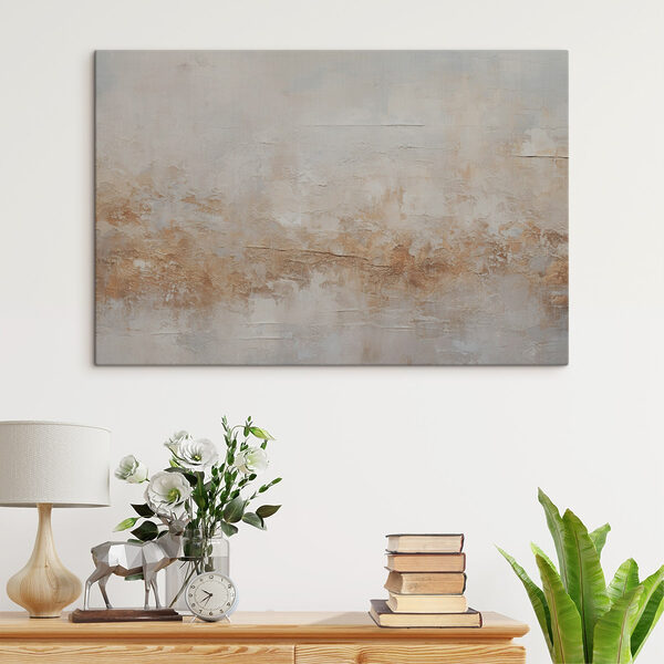 Un mur blanc et brun Un mur blanc et brun