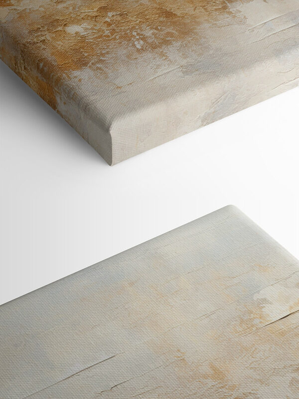 Un mur blanc et brun Un mur blanc et brun