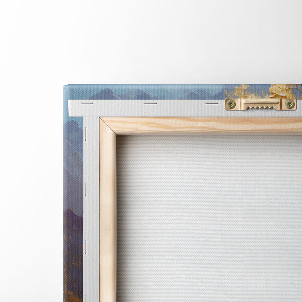 Une peinture d'arbres et d'eau Une peinture d'arbres et d'eau