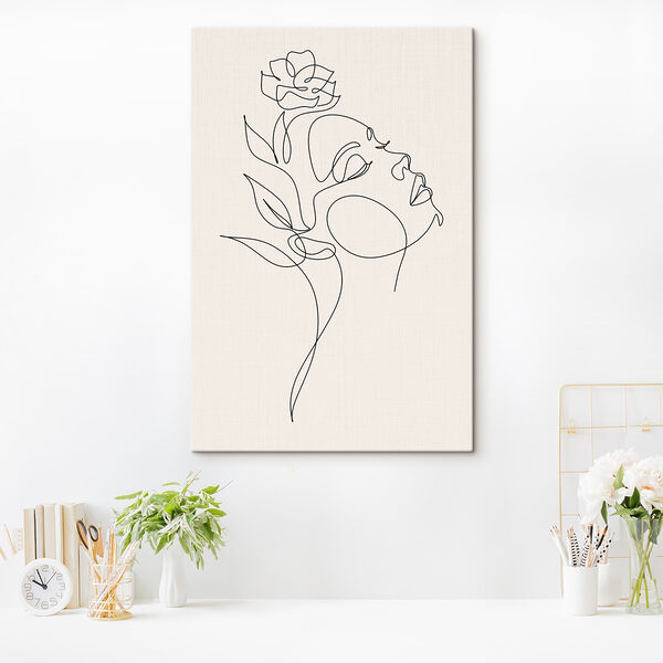 Dessin d'un visage de femme Dessin d'un visage de femme