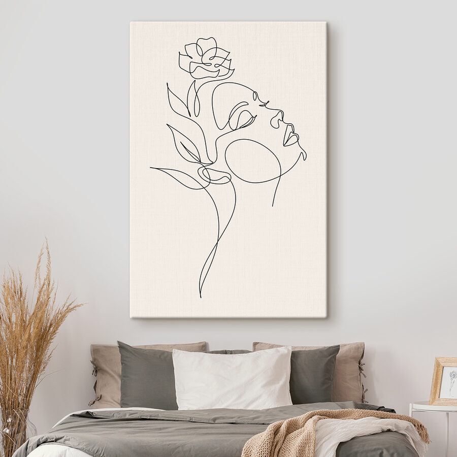 Tableaux Dessin d'un visage de femme – Image 5