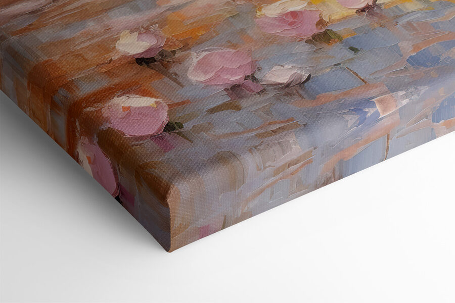 Une peinture de bateaux sur l'eau