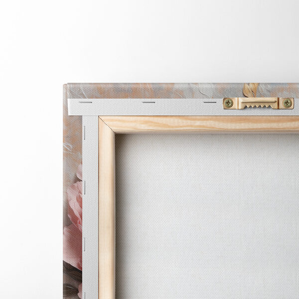 Peonies blooming amid lush foliage