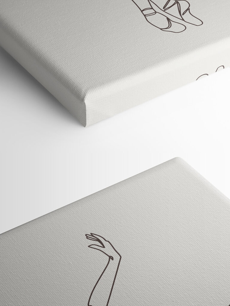 A drawing of a ballerina A drawing of a ballerina