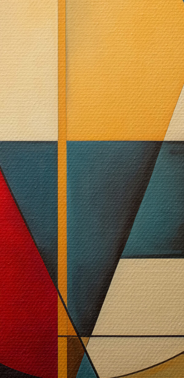 Une peinture d'un cercle et d'un cercle Une peinture d'un cercle et d'un cercle