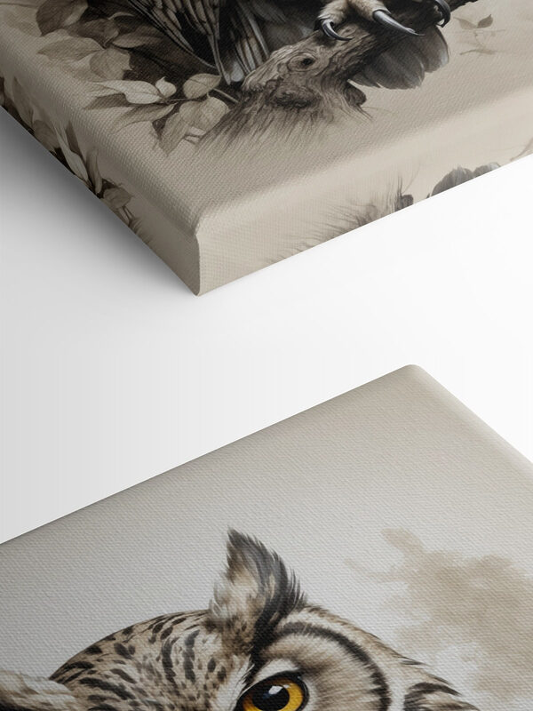 Peinture d'un hibou Peinture d'un hibou