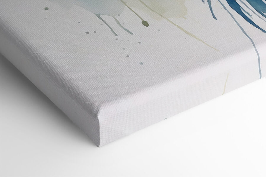 Une aquarelle d'un paon