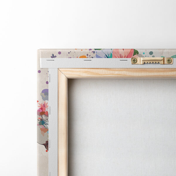 Un éléphant avec des fleurs et des feuilles Un éléphant avec des fleurs et des feuilles
