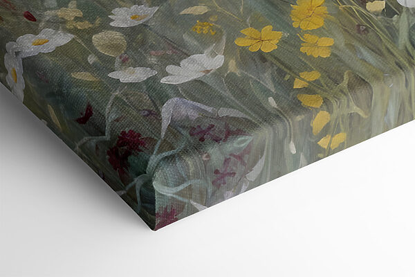 Peinture de fleurs dans un champ Peinture de fleurs dans un champ