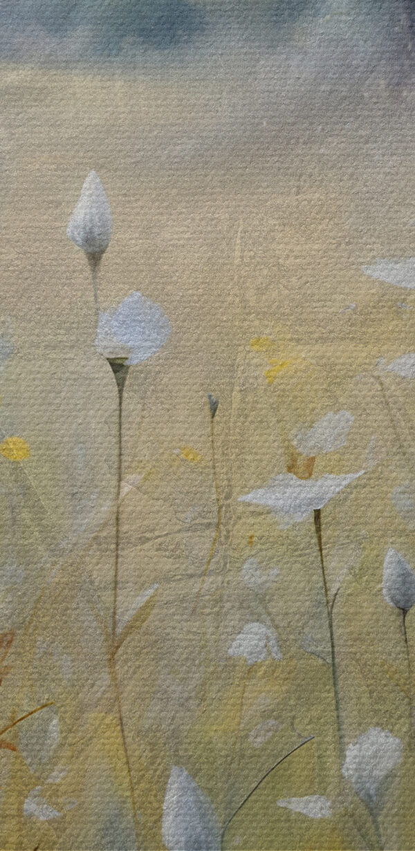 Peinture de fleurs dans un champ Peinture de fleurs dans un champ