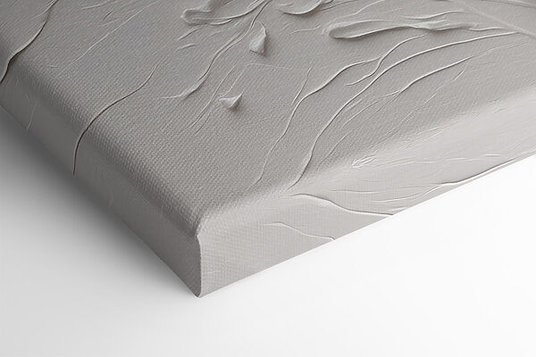 Une fleur blanche avec des feuilles Une fleur blanche avec des feuilles