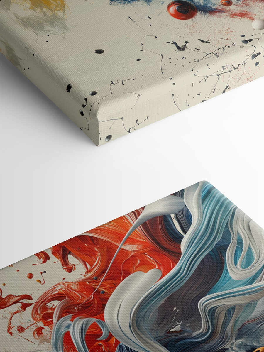 Une éclaboussure de peinture colorée
