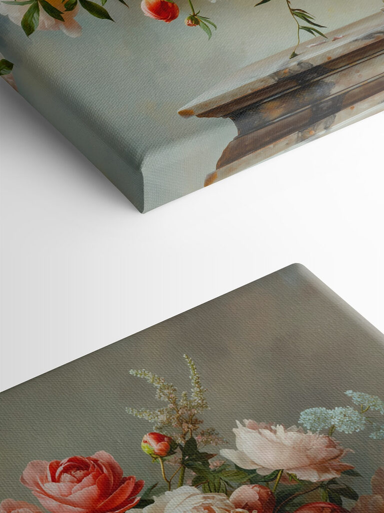 A vase of pink and white flowers