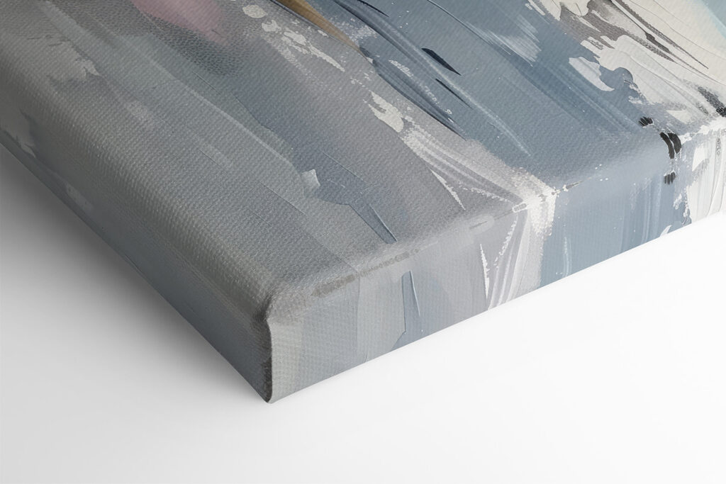 A painting of flowers on a white background A painting of flowers on a white background