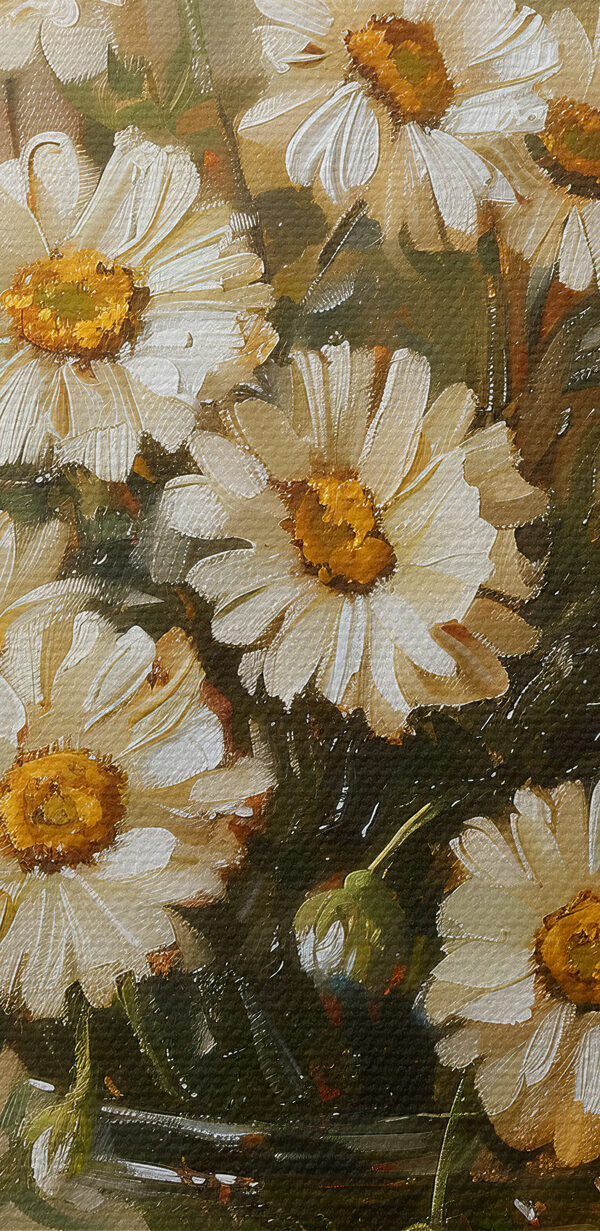 Peinture d'un vase de fleurs Peinture d'un vase de fleurs