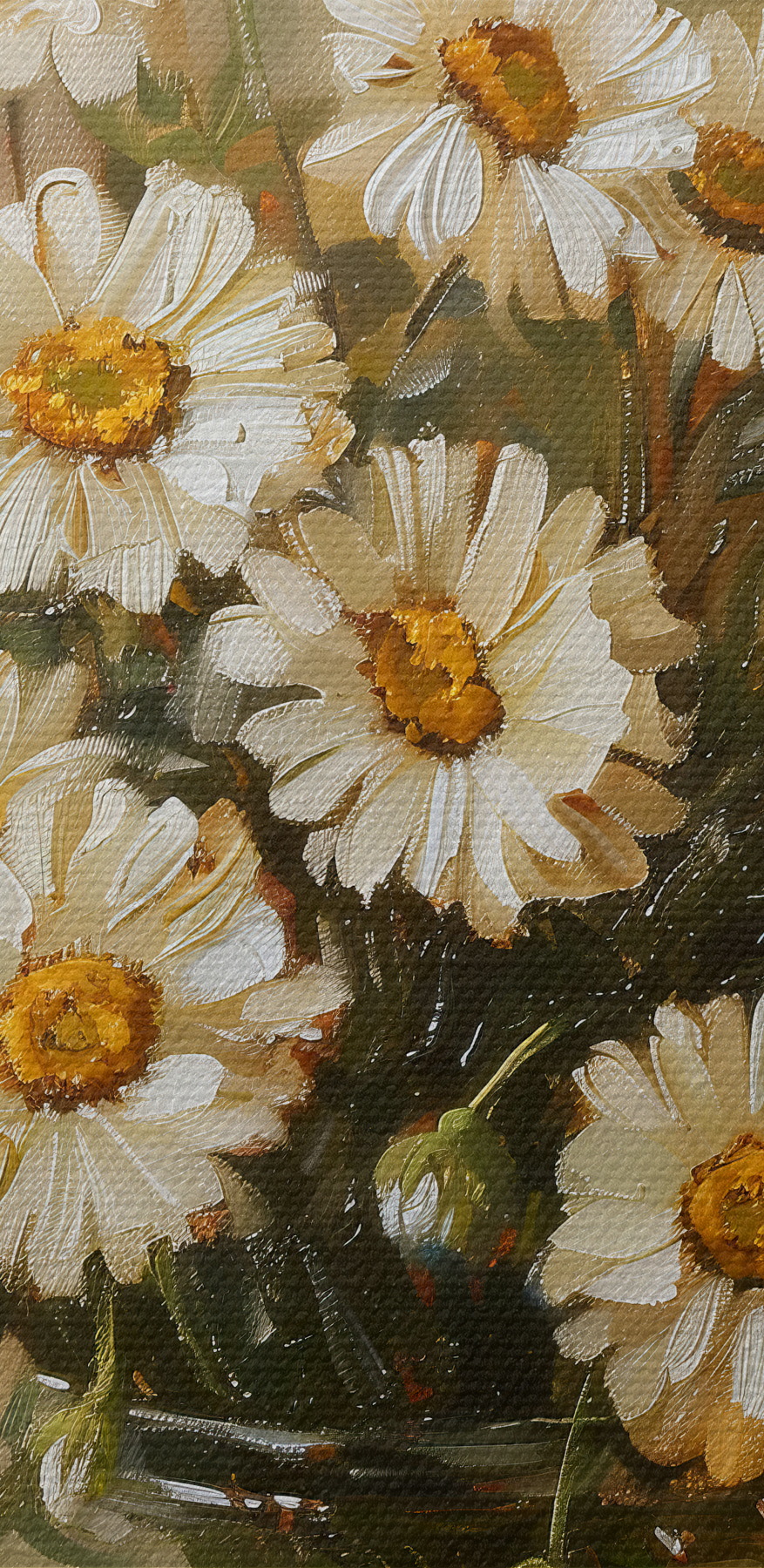 Peinture d'un vase de fleurs Peinture d'un vase de fleurs