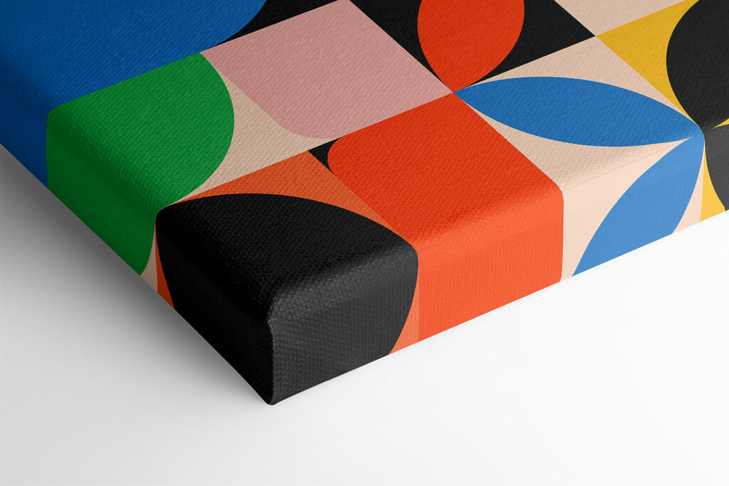 A colorful pattern with black text A colorful pattern with black text
