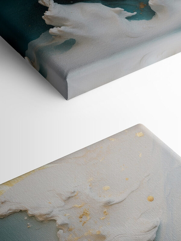 Gros plan sur une peinture Gros plan sur une peinture