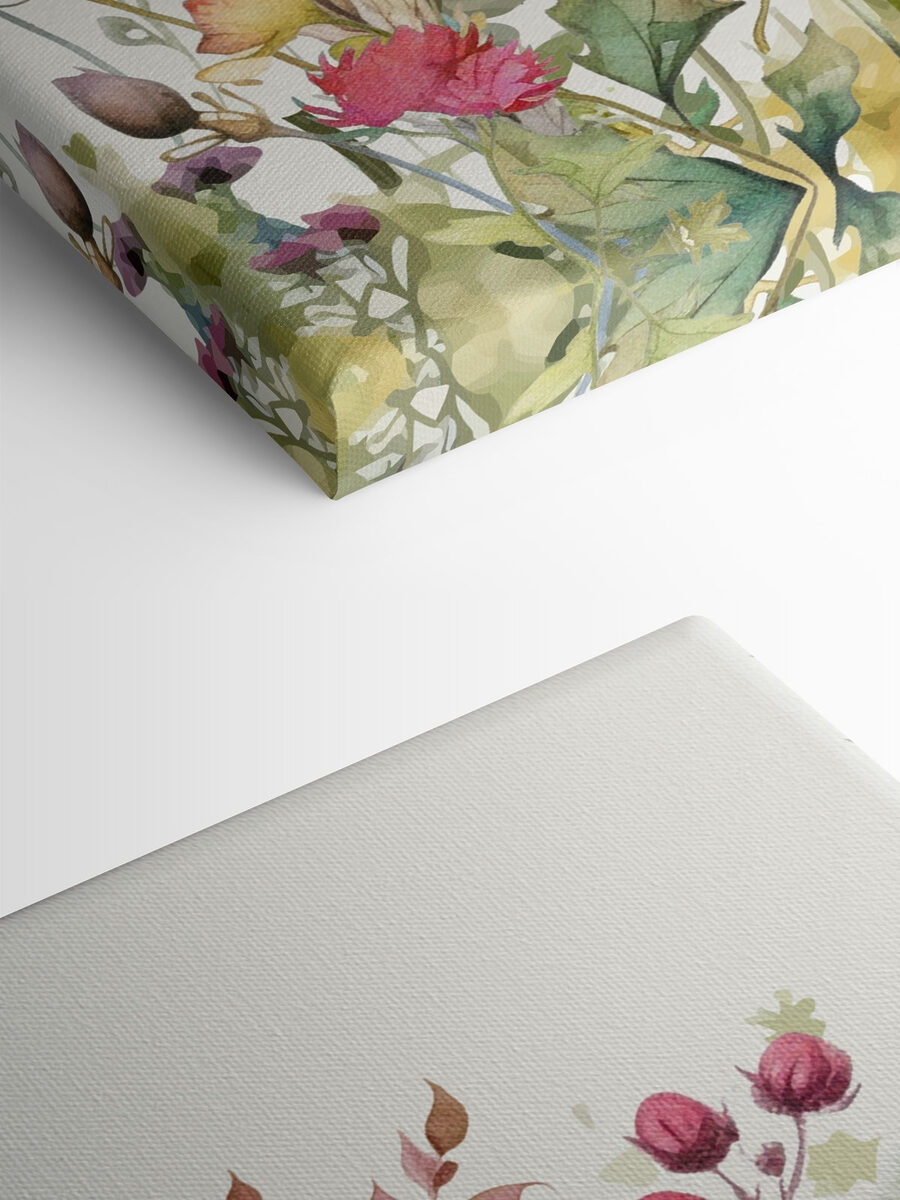 Une aquarelle de fleurs