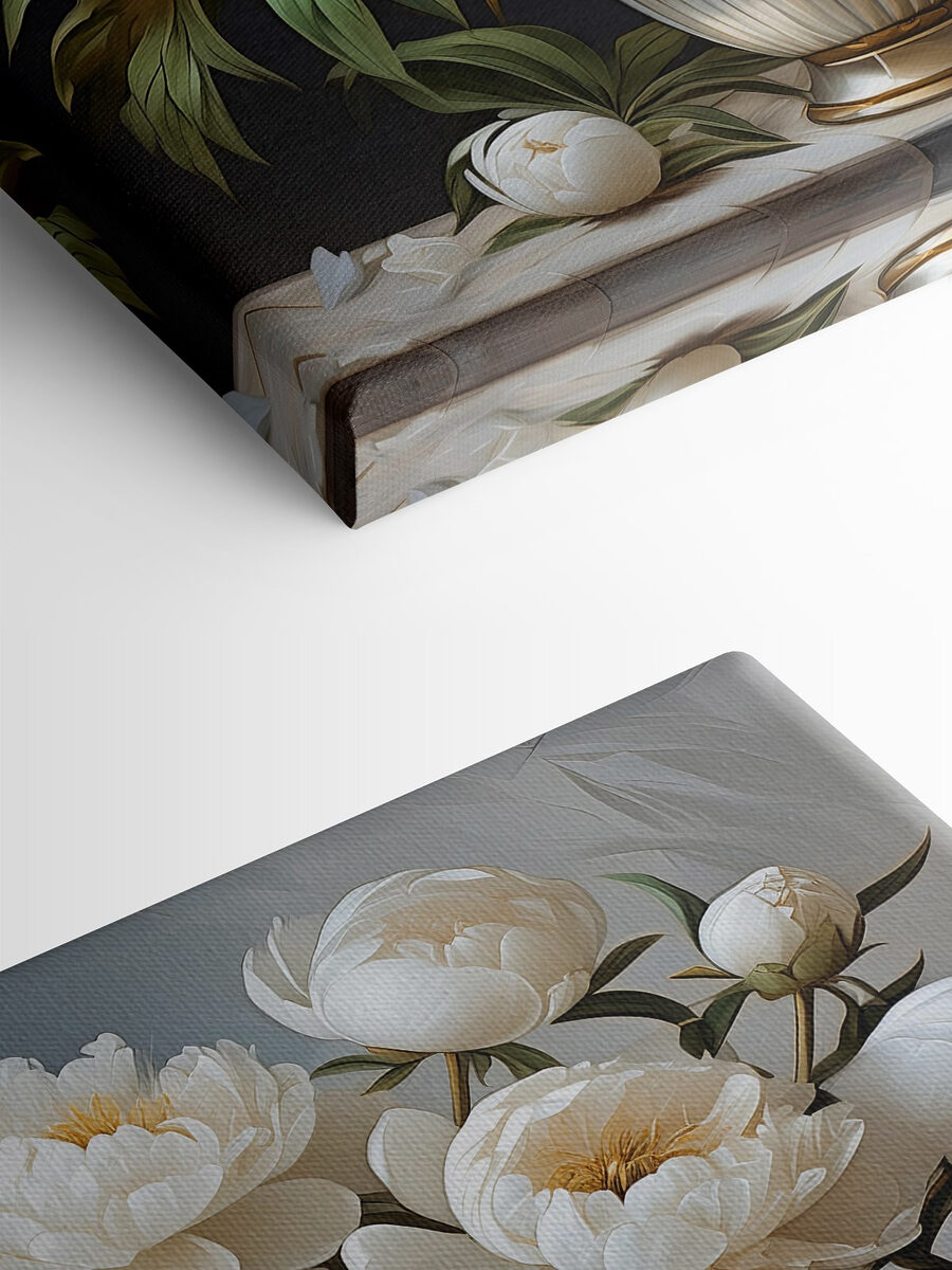 Peinture de fleurs dans un vase