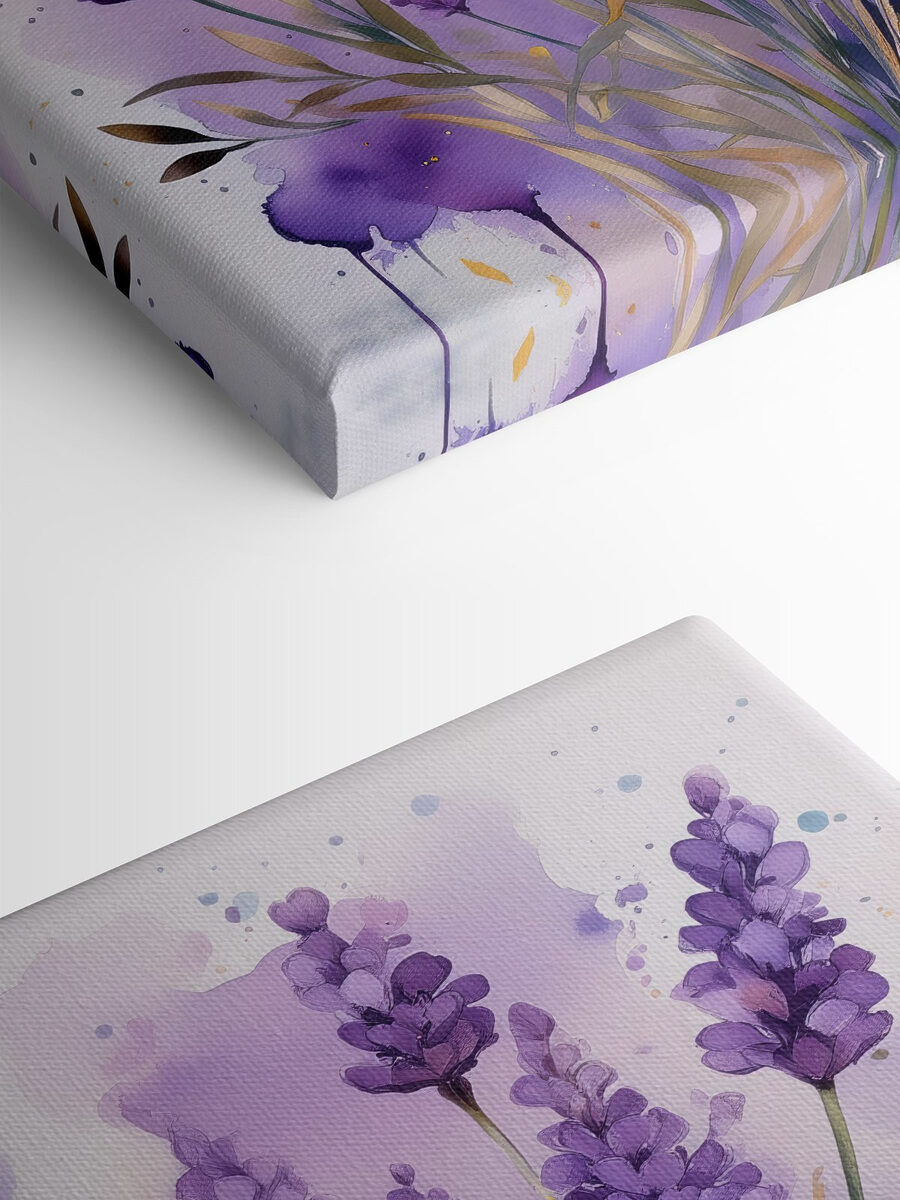 Tableaux Peinture de fleurs violettes – Image 8
