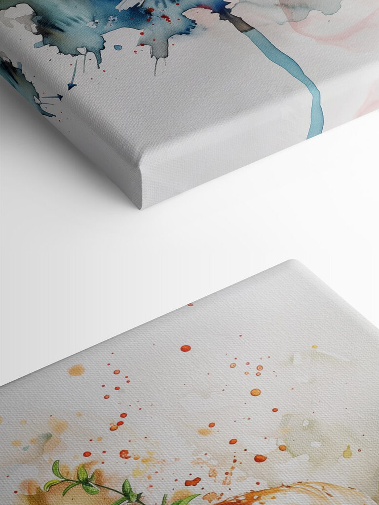 Watercolor of a burger