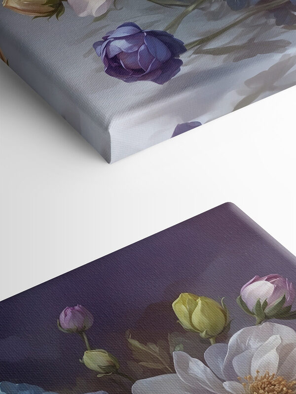 Peinture de fleurs sur une table Peinture de fleurs sur une table