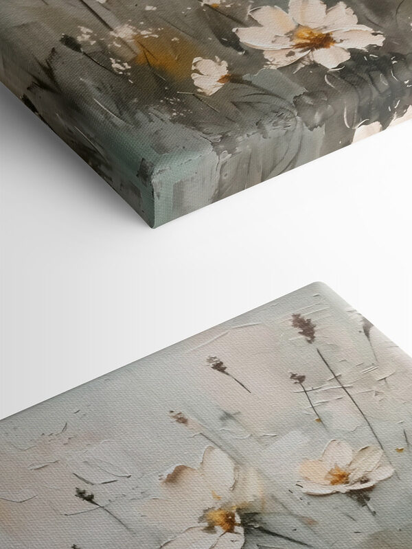 Peinture de fleurs sur un mur Peinture de fleurs sur un mur
