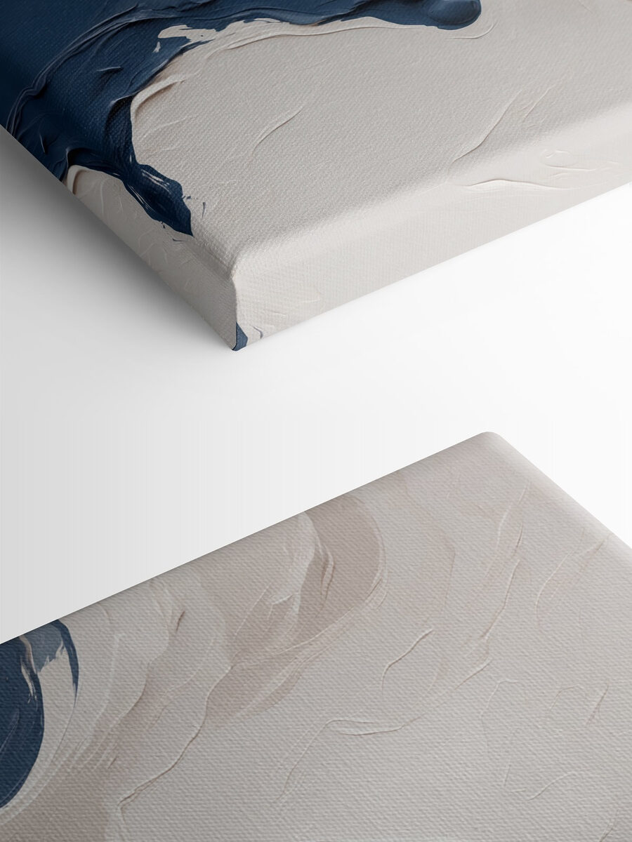 Peinture bleue et blanche Peinture bleue et blanche