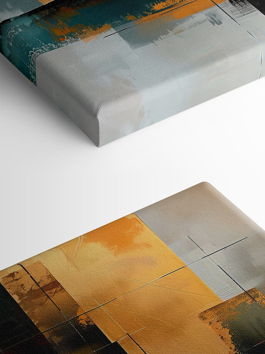 Peinture d'un bateau en différentes couleurs