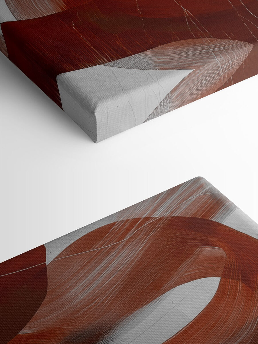 Tourbillons rouges et blancs