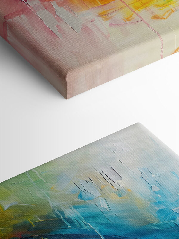 Peinture colorée d'un œil Peinture colorée d'un œil