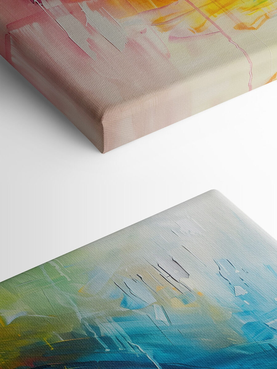Peinture colorée d'un œil Peinture colorée d'un œil