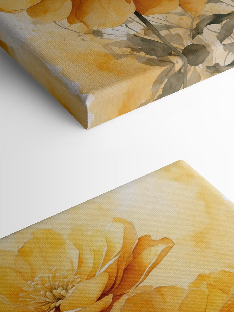 Peinture de fleurs d'oranger