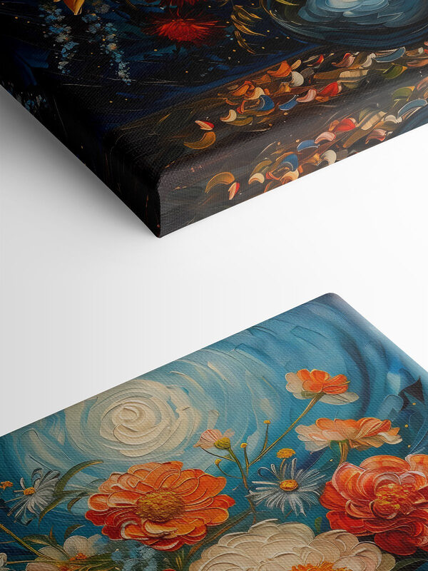 Peinture de fleurs dans un vase Peinture de fleurs dans un vase