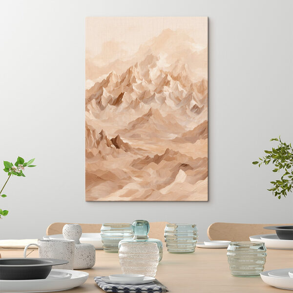 Chaîne de montagnes avec de nombreux sommets Chaîne de montagnes avec de nombreux sommets