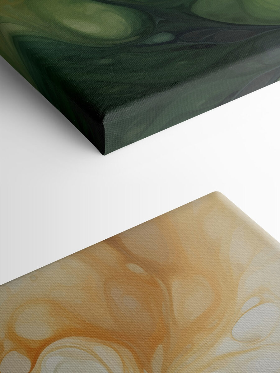 Gros plan sur une peinture Gros plan sur une peinture