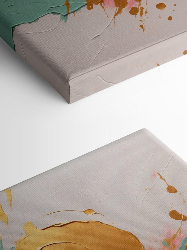 Gleaming chaos in vibrant strokes